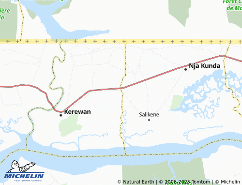 MICHELIN Banni map - ViaMichelin