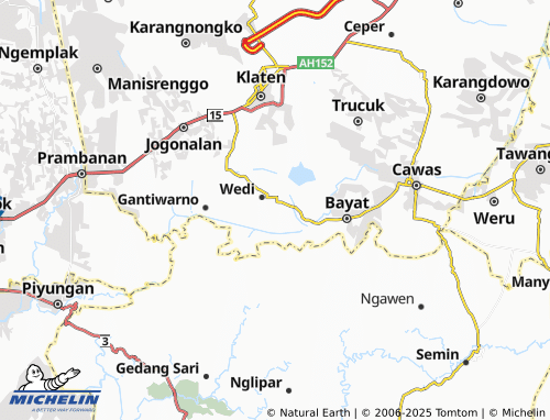 MICHELIN-Landkarte Brangkal - ViaMichelin