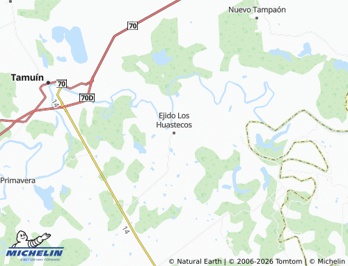 Mappa MICHELIN Ejido Los Huastecos - ViaMichelin