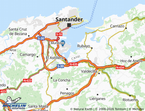 Mapa MICHELIN Pontejos - ViaMichelin