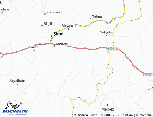 MICHELIN Ericek map - ViaMichelin