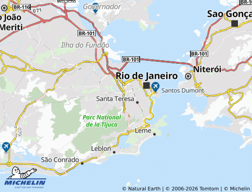 Carte MICHELIN Estácio - ViaMichelin