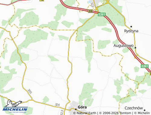 MICHELIN Chróścina map - ViaMichelin