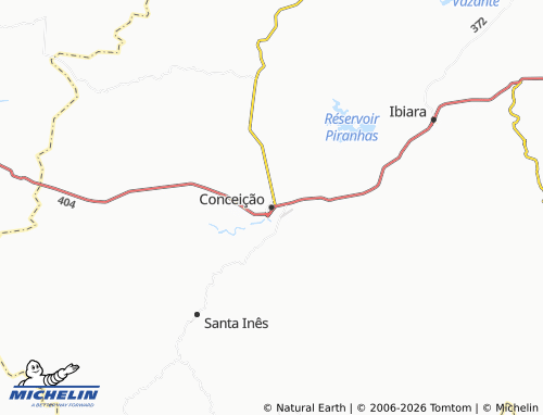 Mapa MICHELIN Conceição - ViaMichelin