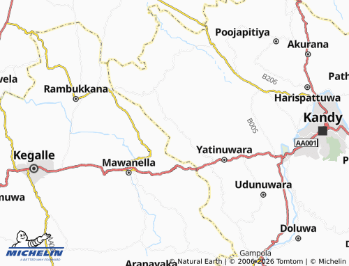 Mappa MICHELIN Ihala Alagalla - ViaMichelin