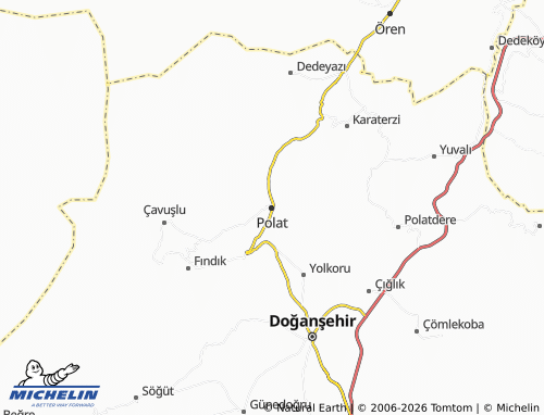 Kaart MICHELIN Polat - ViaMichelin