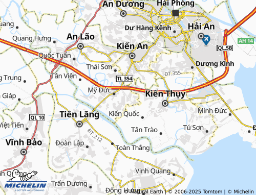 Mapa MICHELIN An Thái - ViaMichelin