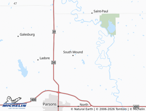 Mappa MICHELIN South Mound - ViaMichelin