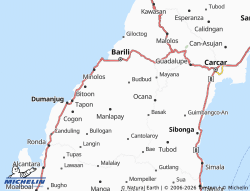 MICHELIN Balao map - ViaMichelin