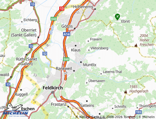 MICHELIN-Landkarte Sulz - ViaMichelin