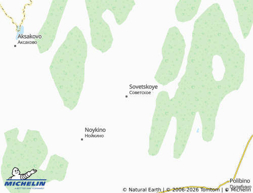 Carte MICHELIN Sovetskoye - ViaMichelin