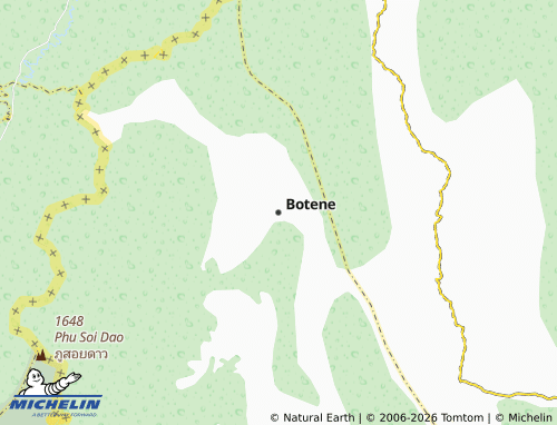 MICHELIN Botene map - ViaMichelin