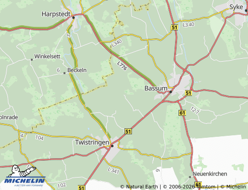 Carte MICHELIN Klein Ringmar - ViaMichelin