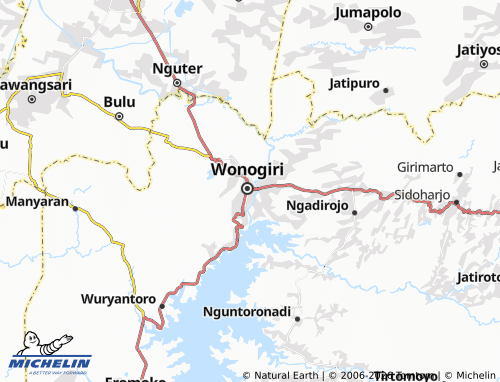 Carte MICHELIN Giripurwo - ViaMichelin