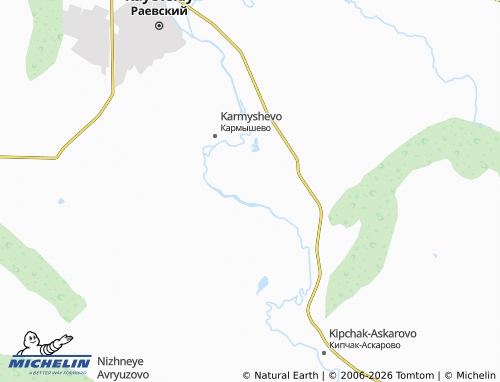 MICHELIN-Landkarte Churayevo - ViaMichelin