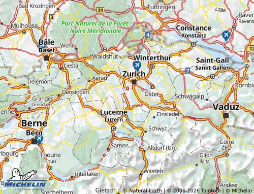 Mapa MICHELIN Affoltern - ViaMichelin