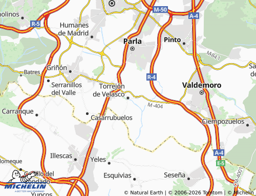 MICHELIN-Landkarte Torrejón de Velasco - ViaMichelin