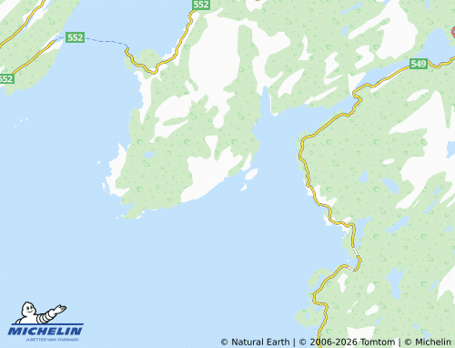 Mappa MICHELIN Strandvik - ViaMichelin