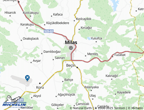 MICHELIN Cumhuriyet map - ViaMichelin