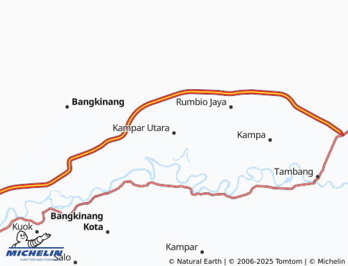 MICHELIN Kampar Utara map - ViaMichelin