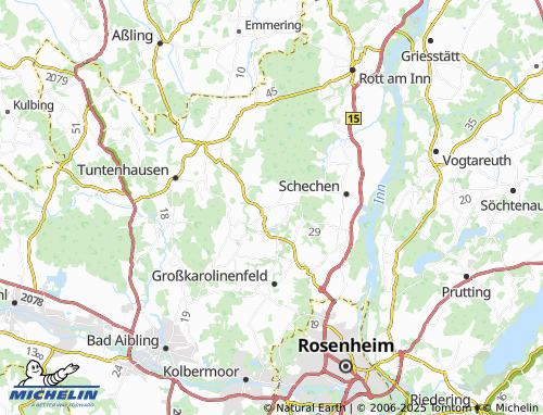 MICHELIN Tattenhausen map - ViaMichelin