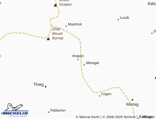 MICHELIN Anayan map - ViaMichelin
