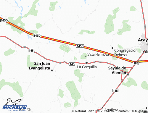 Mapa MICHELIN Chapopoapan - ViaMichelin