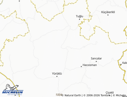 MICHELIN Çayan map - ViaMichelin