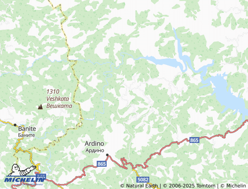 MICHELIN Gorno Prahovo map - ViaMichelin