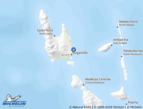 Mappa MICHELIN Espiritu Santo - ViaMichelin