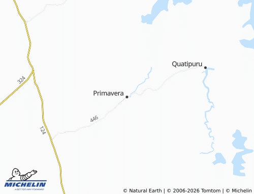 Mapa MICHELIN Primavera - ViaMichelin