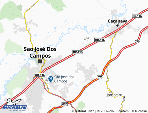 Mapa MICHELIN Jardim Pararangaba - ViaMichelin