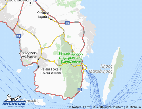 Carte MICHELIN Markati - ViaMichelin