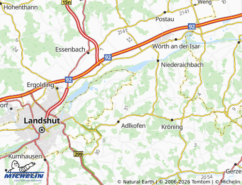 Mappa MICHELIN Zaitzkofen - ViaMichelin