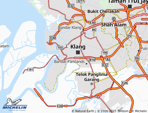 Mapa MICHELIN Park Precinct - ViaMichelin