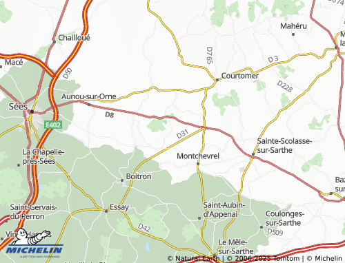 Mappa MICHELIN Le Chalange - ViaMichelin