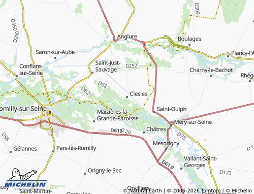 Mapa MICHELIN Clesles - ViaMichelin
