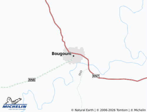 Carte MICHELIN Bougouni - ViaMichelin