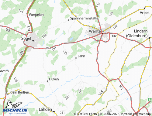 MICHELIN Lahn map - ViaMichelin