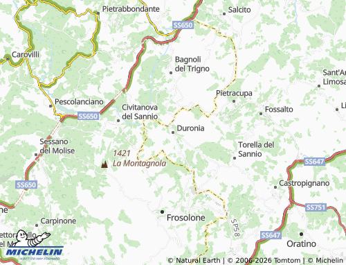 Mapa MICHELIN Duronia - ViaMichelin