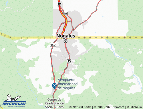 Mappa MICHELIN Empalme Nogales - ViaMichelin