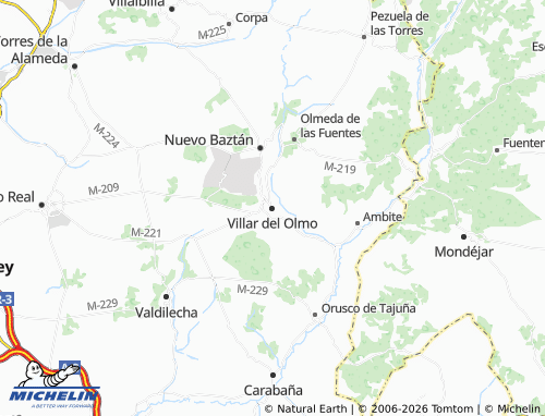 MICHELIN-Landkarte Villar del Olmo - ViaMichelin