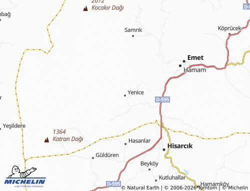 Mappa MICHELIN Yenice - ViaMichelin