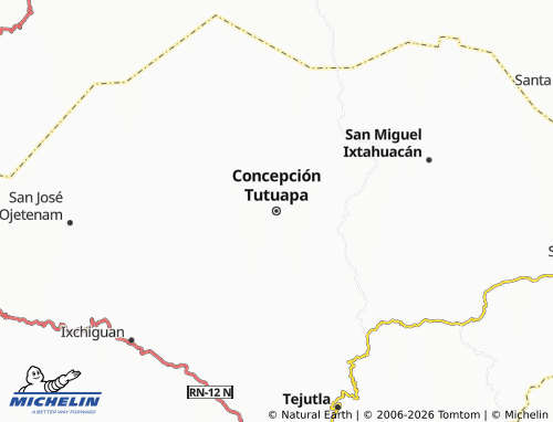Carte MICHELIN Concepción Tutuapa - ViaMichelin