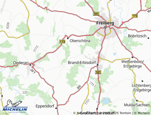 MICHELIN Linda map - ViaMichelin