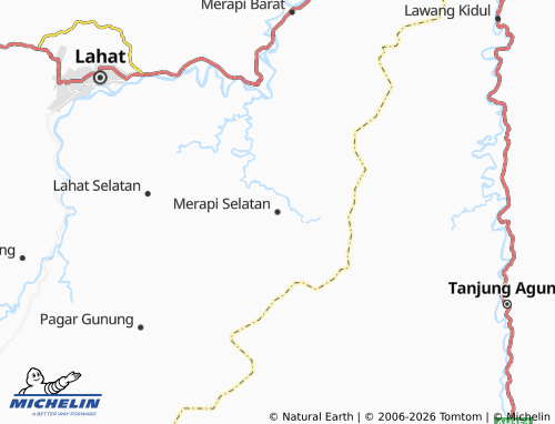 MICHELIN Merapi Selatan map - ViaMichelin
