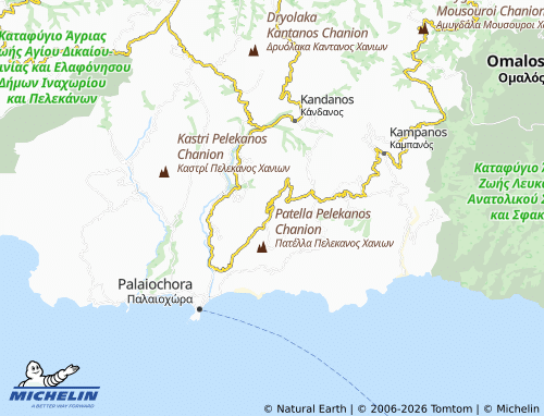 Mappa MICHELIN Achladiakes - ViaMichelin