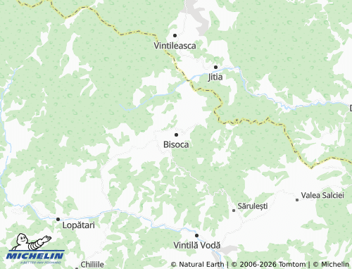 Mappa MICHELIN Bisoca - ViaMichelin