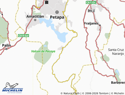 MICHELIN-Landkarte Santa Elena Barillas - ViaMichelin
