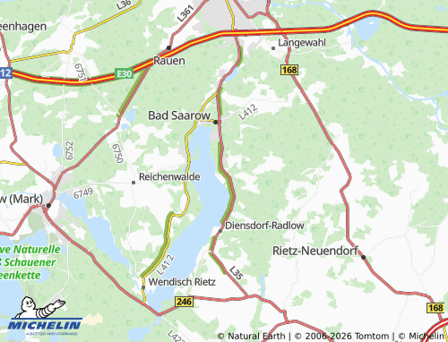 MICHELIN-Landkarte Pieskow - ViaMichelin